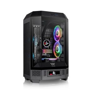 Case Thermaltake Tower 300 - Black (mATX/Mid Tower/Màu Đen/3 Fan)
