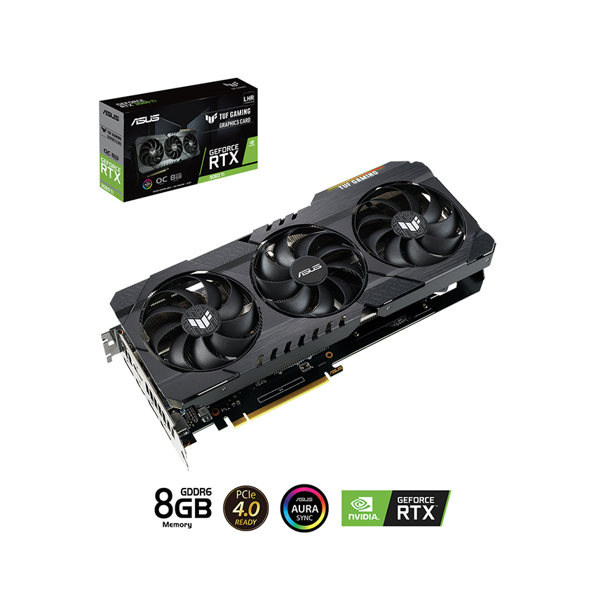 Card màn hình Asus TUF-RTX 3060 Ti-O8G-V2-GAMING - Cũ đẹp (Box)