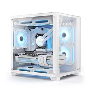 Vỏ Case VITRA CRYSTAL S1 LITE SE WHITE (MATX/Màu Trắng/Rad 240)