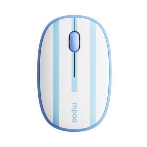 Chuột không dây Rapoo M650 Silent Argentina Whilte Blue (Bluetooth + Wireless 2.4G)