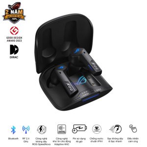 Tai nghe gaming Asus ROG CETRA TRUE WIRELESS SPEED NOVA (Wireless Speed Nova / Bluetooth)