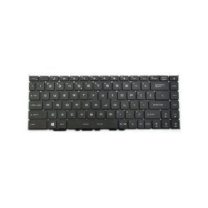 Bàn Phím Laptop MSI GE66 NSK-FFABN US Phím Ghi Chữ Trắng Đèn Không Khung