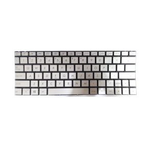 Bàn Phím Laptop Asus Zenbook Q408 SN5024B US Phím Bạc, Chữ Đen, Đèn, Không Khung, Nút Nguồn