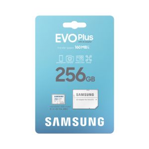 Thẻ nhớ MicroSD Samsung EVO PLUS 256GB Class10, U3, V30, A2 - Kèm Adapter (160 MB/s)