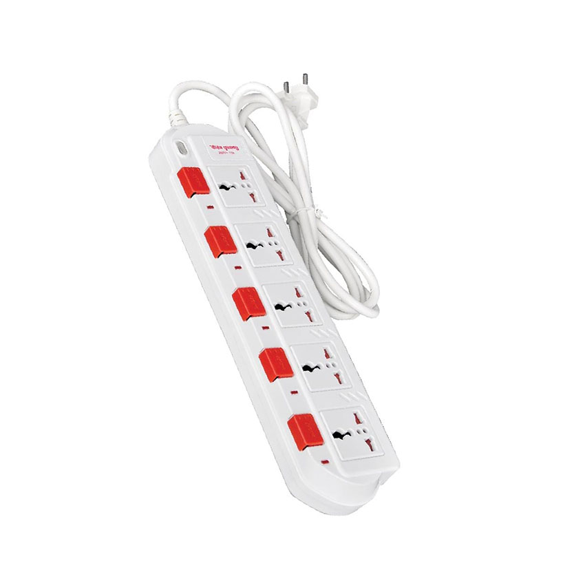 Ổ cắm Điện Quang ESK 2W - SM750SL (5 lỗ 3 chấu, dây dài 2m)