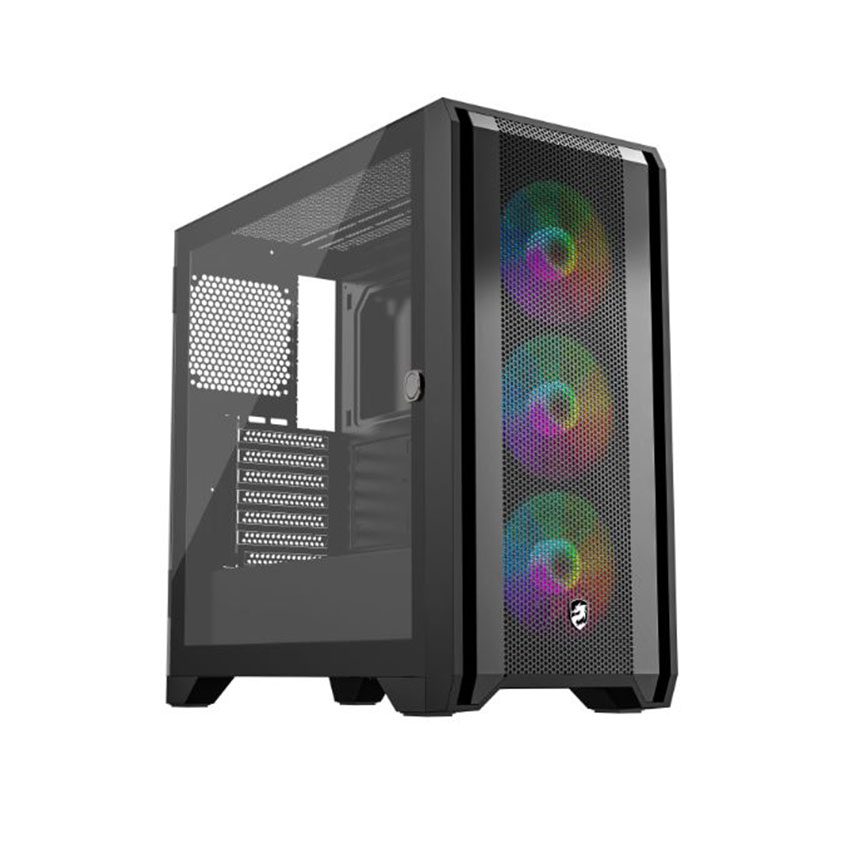 Vỏ Case VITRA TITAN R220 AIR Black (EATX/Màu Đen/3 fan)