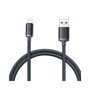 Cáp Baseus Crystal Shine USB-A to Lightning 1.2M Black
