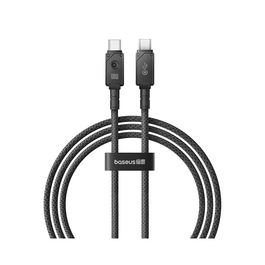 Cáp Baseus Unbreakable Series fast charging Series Data cable Type-C to Type-C 100W 1m