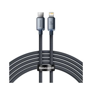Cáp Baseus Crystal Shine Type-C to Lightning 2M Black