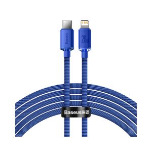 Cáp Baseus Crystal Shine Type-C to Lightning 2M Blue