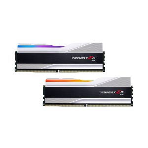 Ram Desktop Gskill Trident Z RGB Silver (F5-6400J3239G16GX2-TZ5RS) 32GB (2x16GB) DDR5 6400 MHz