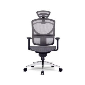 Ghế Công Thái Học GTCHAIR ISEE  M - Xám (khung đen, lưới xám)