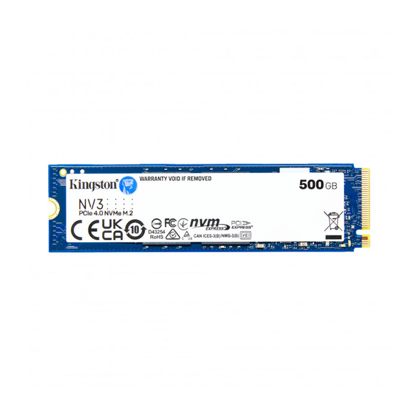 84847_o_cung_ssd_kingston_snv3s_500gb_nvme_m__1_ Ổ cứng SSD Kingston SNV3S 500GB NVMe M.2 2280 PCIe Gen 4x4 (Đọc 5000MB/s - Ghi 3000MB/s) - (SNV3S/500G)
