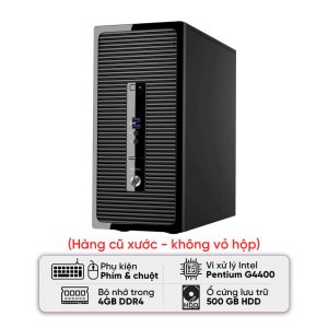 PC HP ProDesk 400 G3 T8V63PA G4400 4GB/500GB/DVDRW/K+M/Dos - Cũ xước(Không vỏ hộp)