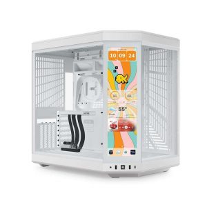Vỏ case HYTE Y70 Touch Infinite - Stanly All White (ATX/Mid Tower/Màu Trắng)