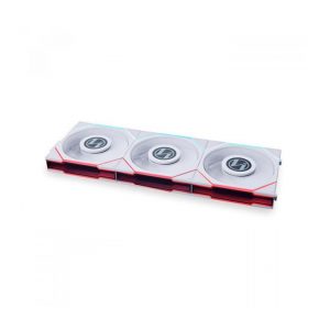 Fan LIAN LI TL120 LCD Triple pack white reverse  - 12RTLLCD3W (LCD/Led vô cực/đảo chiều)