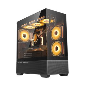 Vỏ case KENOO ESPORT AK400 - Đen (ATX / Mid Tower)