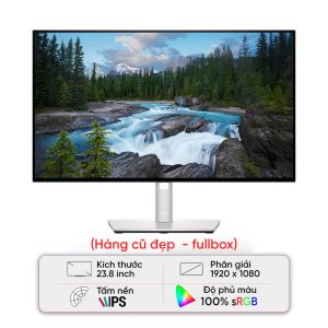Màn hình Dell Ultrasharp U2422H (23.8inch/FHD/IPS/60Hz/5ms/USB TypeC) - Cũ Đẹp (Full box)