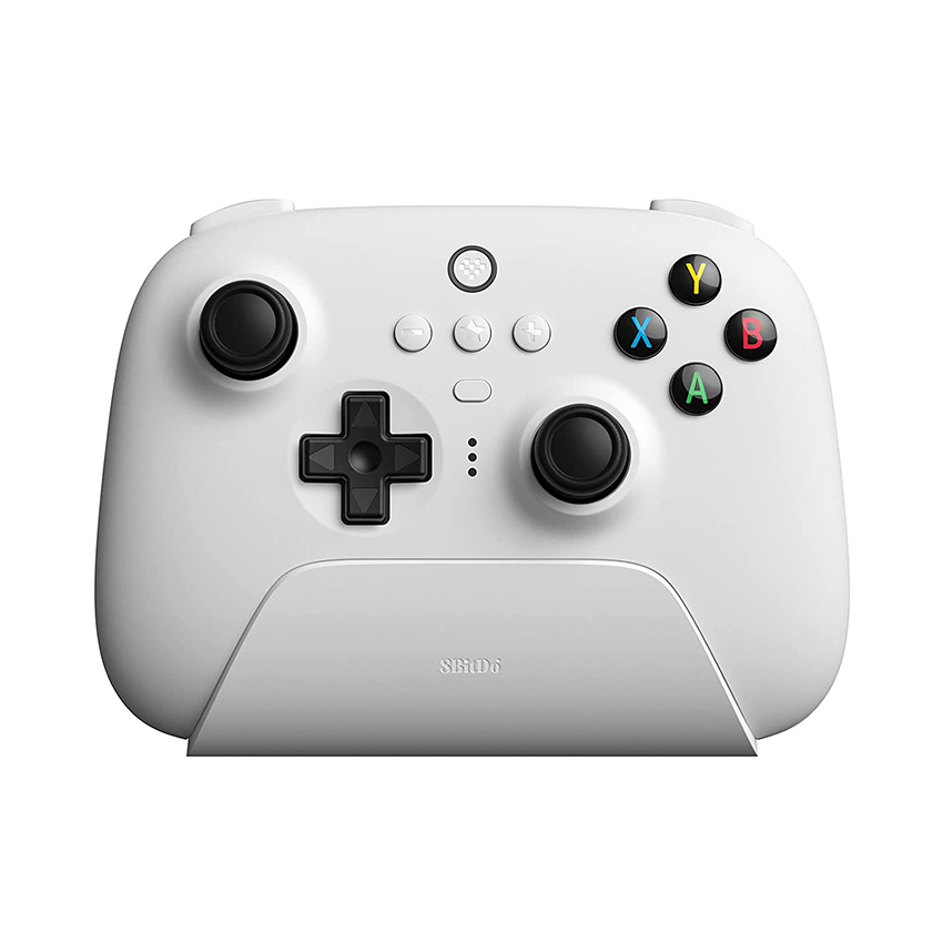 Tay cầm chơi game 8BitDo Ultimate 2.4G Controller Kèm Dock Sạc Màu Trắng (Hall Effect joysticks)