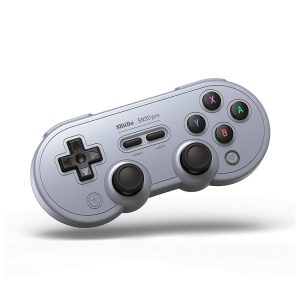 Tay cầm chơi game 8BitDo SN30 Pro Bluetooth cho Nintendo Switch/PC/Android/macOS/Steam Deck/Raspberry Pi Màu Xám (Grey) (Hall Effect Joystick)