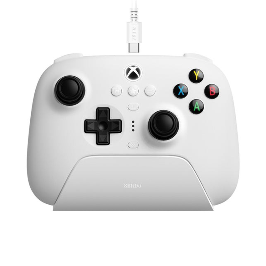 Tay cầm chơi game 8BitDo Ultimate 3-mode Controller for Xbox Kèm Dock Sạc Màu Trắng (Hall Effect Joysticks and Hall Triggers)