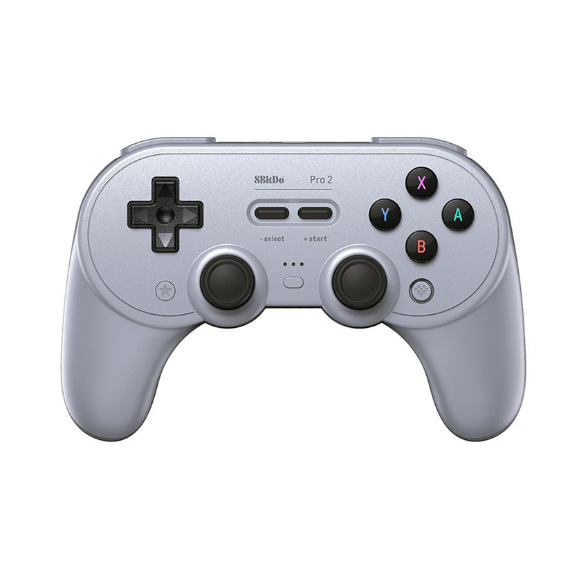 Tay cầm chơi game 8BitDo Pro 2 Bluetooth Controller cho Switch/PC/Android/Steam Deck/Apple, Màu Xám Gray (Hall Effect Joystick)
