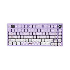 Bàn phím cơ LEOBOG Hi75  (Tím trắng/ Magic/ Nimbus V3 switch)