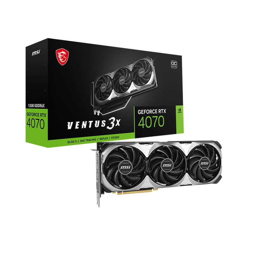 Card màn hình MSI RTX 4070 VENTUS 3X E1 12G OC