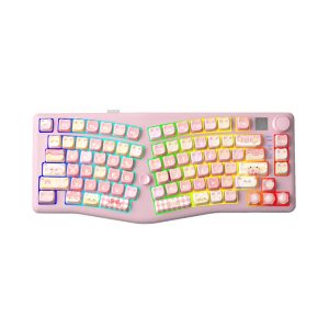 Bàn phím cơ LEOBOG Alice A75 (3 Mode/Moon Cat Hồng/Rgb/Rambo switch)