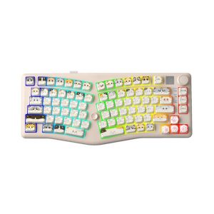 Bàn phím cơ LEOBOG Alice A75 (3 Mode/Moon Cat Trắng/Rgb/Rambo switch)