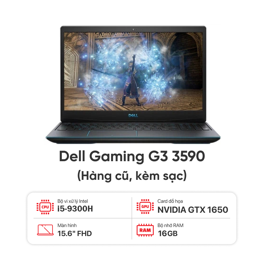 86410_laptop_dell_gaming_g3_3590_i5_9300h_16gb_ram_512gb_ssd_gtx_1650_man_15_6_inch_fhd_kem_sac_hang_cu_dep Laptop DELL Gaming G3 3590 / I5-9300H / 16GB RAM / 512GB SSD / GTX 1650 / Màn 15.6 inch FHD / Kèm sạc - Hàng cũ đẹp