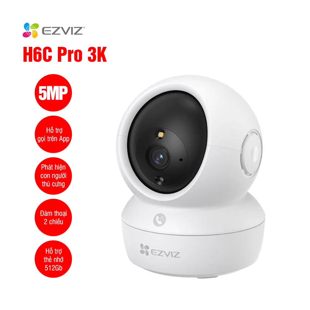 CAMERA WIFI EZVIZ CS-H6c (5MP,W2)