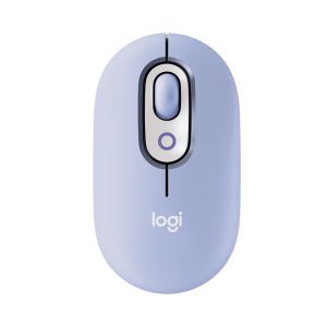 Chuột không dây Logitech Pop Mouse with EMOJI màu Tím Lilac