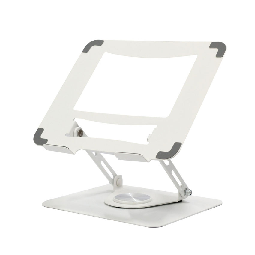 87169_gia_do_laptop_macbook_ipad_tabblet_de_xoay_360_do_ergotek_l234_hop_kim_thep_mau_trang Giá đỡ Laptop/Macbook/Ipad/Tabblet  Đế Xoay 360 độ Ergotek L234, Hợp Kim Thép Màu Trắng