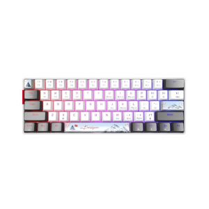 Bàn phím cơ không dây Edra EK361W Snow Yellow Switch (Gray-White)