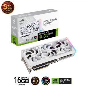 Card màn hình Asus ROG STRIX RTX 4080 SUPER-16G-WHITE