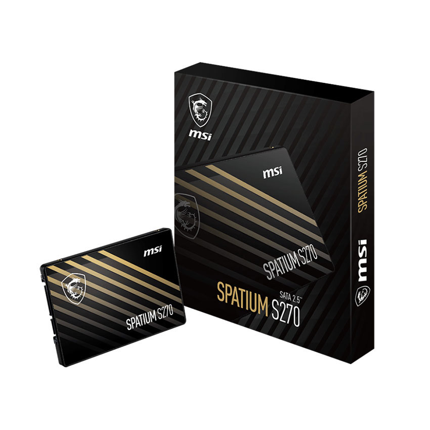 Ổ cứng SSD MSI SPATIUM S270 480GB SATA III 2.5 inch  (Đọc 500MB/s, Ghi 450MB/s)