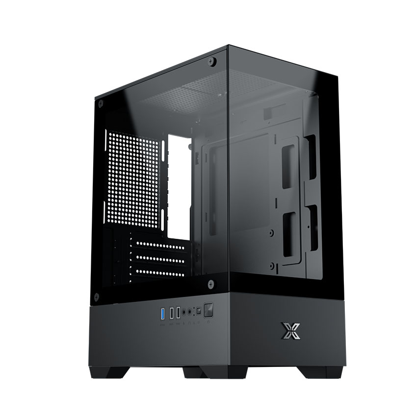 Vỏ case XIGMATEK VIEW II Black (mATX/ không kèm fan)