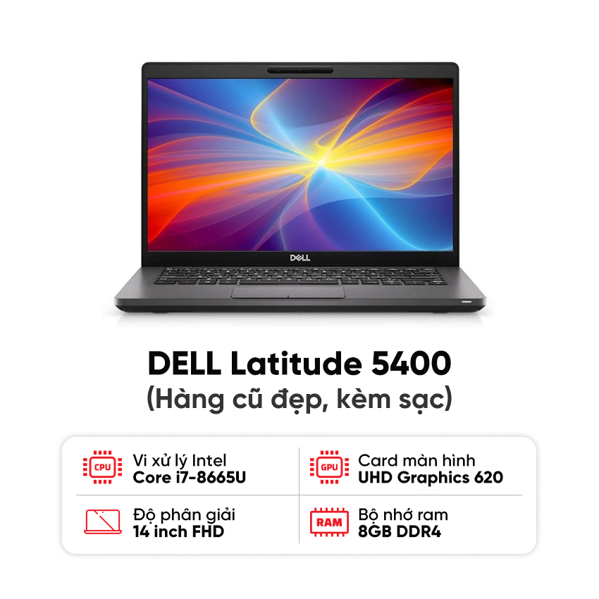 88313_laptop_dell_latitude_5400_i7_8665u_8gb_ram_256gb_ssd_14inch_fhd_kem_sac_hang_cu_dep Laptop DELL Latitude 5400 / I7-8665U / 8GB RAM / 256GB SSD / 14inch FHD / Kèm sạc - Hàng cũ đẹp