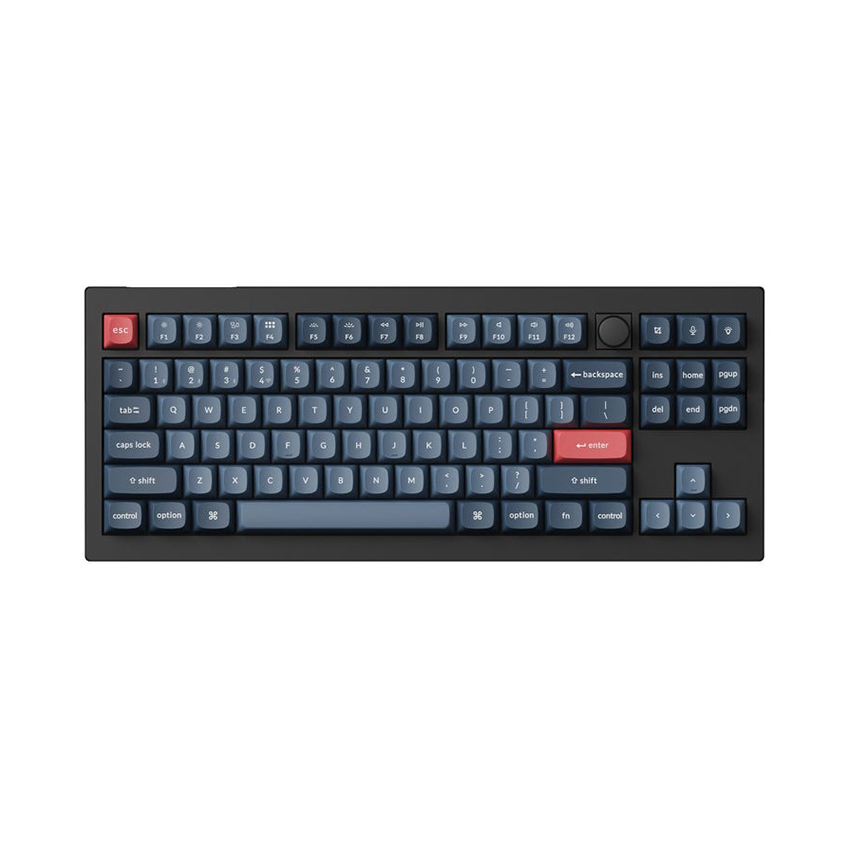 88347_ban_phim_keychron_v3m_d1_v3_max_swappable_rgb_backlight_red_switch_black_knob_version Bàn phím Keychron V3M-D1 V3 Max Swappable RGB Backlight Red Switch - Black - Knob Version