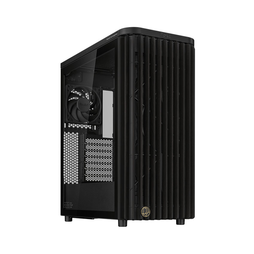 Vỏ Case Asus PROART PA401 WOOD TG PWM BLACK (ATX/Mid tower)