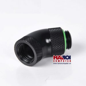 Fitting Barrow Adapter 45* Male - Female Rotary Matt Black