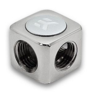 EK-AF T-Splitter 3F G1/4 - Nickel