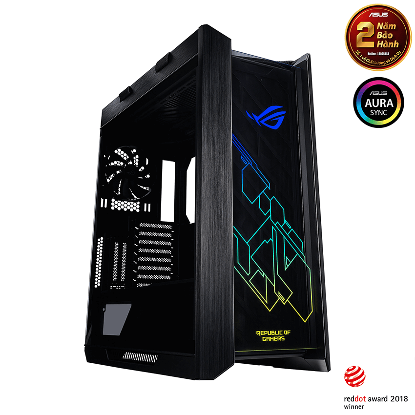 46922_rog_strix_helios_lighting_case_may_tinh_aura_sync_01 Vỏ Case Asus ROG Strix Helios GX601 Tempered Glass Gaming (Mid Tower/Màu Đen/Led RGB)