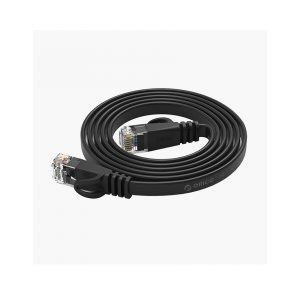 Cáp mạng đầu đúc Cat6 3m Orico PUG-C6B-30 Đen, dây dẹt