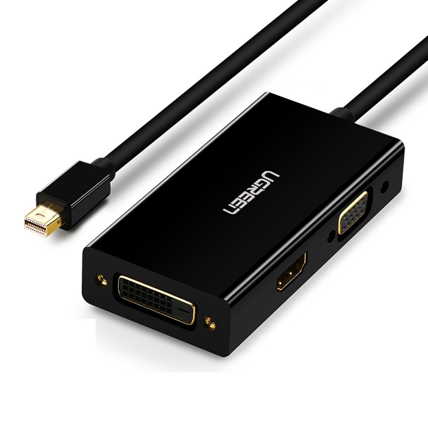 Cáp chuyển đổi từ Mini Displayport sang VGA + HDMI + DVI Ugreen 20418 hỗ trợ 4k x 2k
