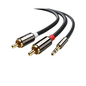 Cáp Audio 5m 3,5mm ra 2 đầu RCA Ugreen 10591