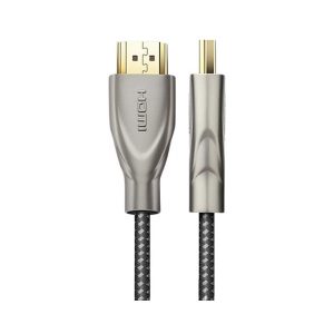 Cáp HDMI carbon 1,5m Ugreen 50107 chuẩn 2.0 hỗ trợ 4K 60MHz đầu mạ vàng