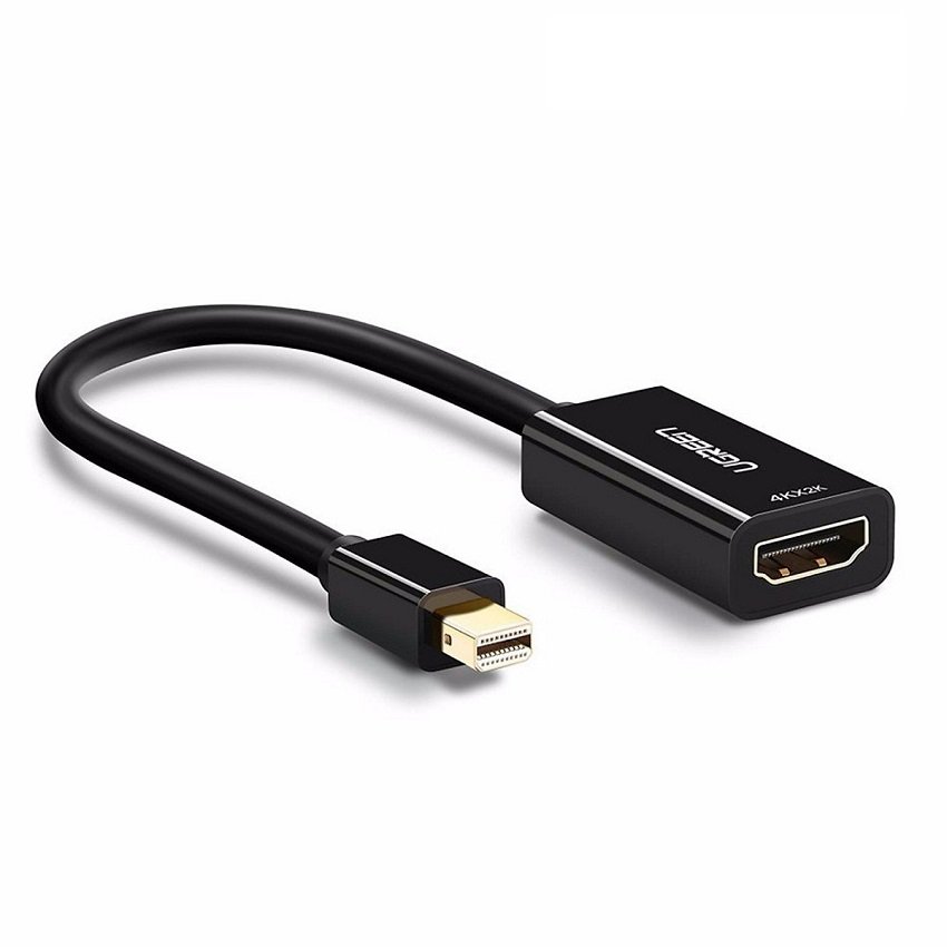 Cáp chuyển đổi từ Mini Displayport sang HDMI 15cm Ugreen 10461 Đen