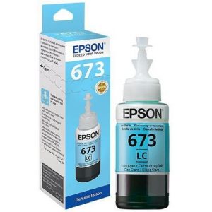 Mực in Epson 673 (Màu xanh sáng) (C13T673500) - dùng cho Máy in màu Epson L805, L850, L1800